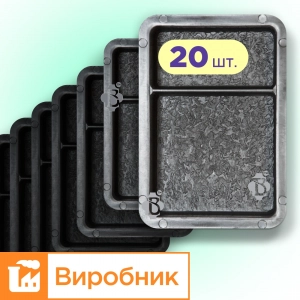 Moulds for paving slabs h45 Brook/Old Town 1/3 and 2/3 20 pcs., Veres-2007