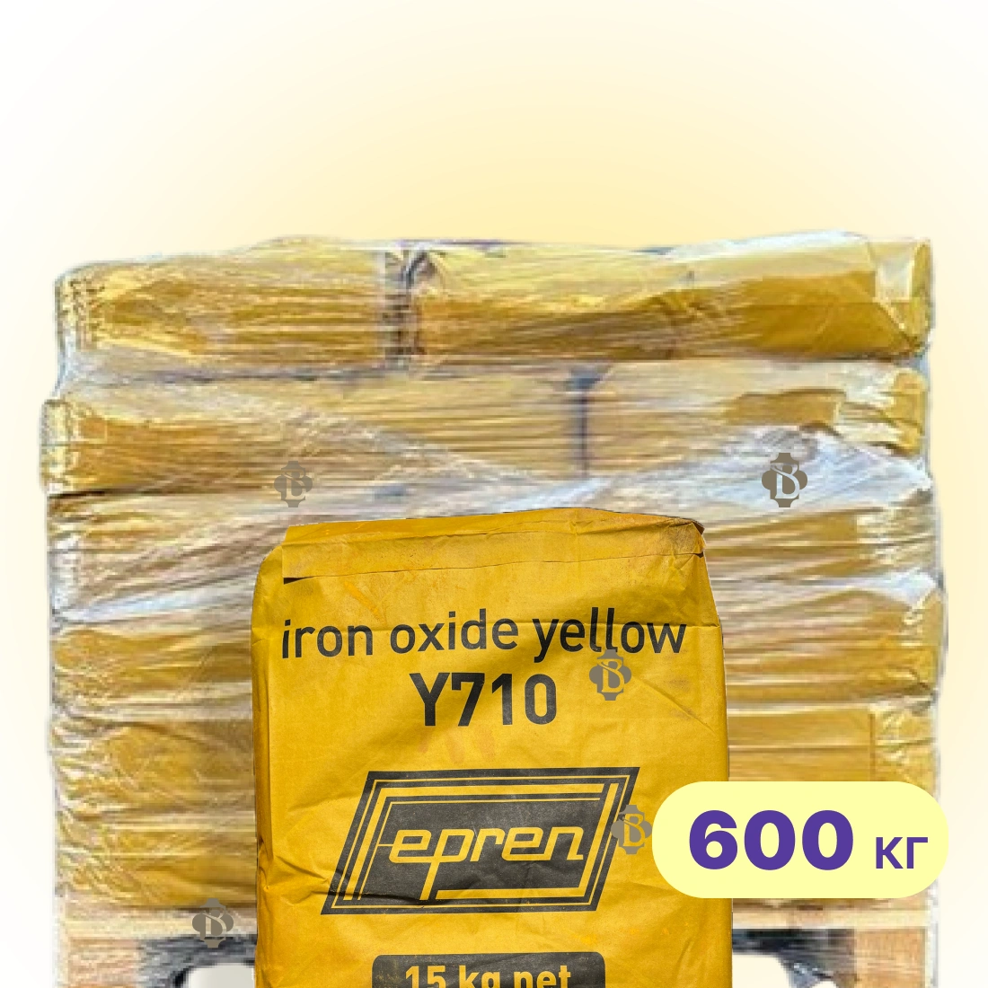 Пігмент для бетону 600 кг (0,6 тн) Y-710  Precheza| гурт| жовтий