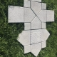 Форми  200x200 для тротуарної плитки h45 Антик №4 шагрень, Верес-2007