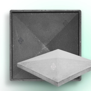 Cap on the post Rough 390×390×65 mm