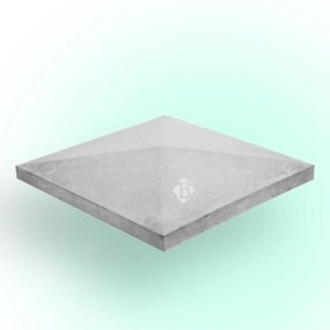 Cap on the post Rough 390×390×65 mm
