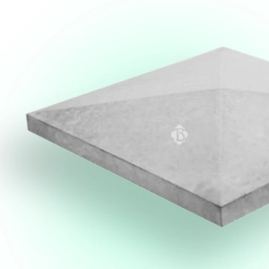 Cap on the post Rough 390×390×65 mm