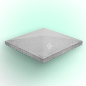 Cap on the post Smooth 390×390×65 mm