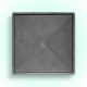 Cap on the post Rough 490×490×65 mm