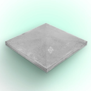 Cap on the post Smooth 490×490×65 mm