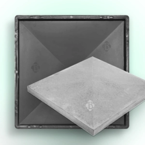 Cap on the post Smooth 490×490×65 mm