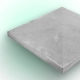 Cap on the post Smooth 490×490×65 mm