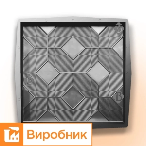 Форми 500х500 для тротуарної плитки Каштан 1шт, Верес-2007