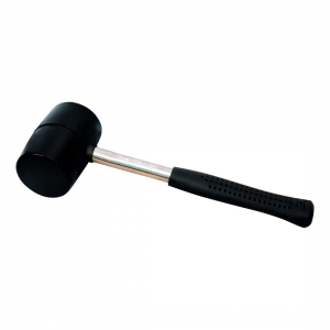 Mallet black rubber 80 mm Intertool HT-0232