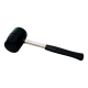 Mallet black rubber 80 mm Intertool HT-0232