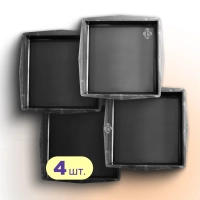 Форми 310x310 для тротуарної плитки Квадрат гладкий 4шт, Верес-2007