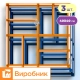 Mould for Garden path slabs Parquet 3 pcs, manufacter Veres-2007